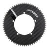 Kettenblatt Track Carbon, FSA, Schwarz, 144 mm x 49 T - 144 mm x 49 T