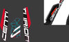 Aufkleber-Set Batterie für Backfire Trail R2500 MY18/19, CENTURION, Rot