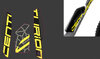 Aufkleber-Set Batterie für Backfire Trail R850 MY18/19, CENTURION, Grau