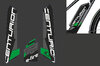 Aufkleber-Set Batterie für E-Fire R2500 MY18/19, CENTURION, Schwarz