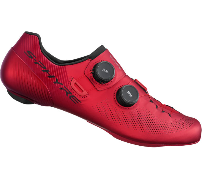 SHIMANO RC903, SCHUH, SPD-SL, UNISEX,RED, WIDE, GR. 46 RED